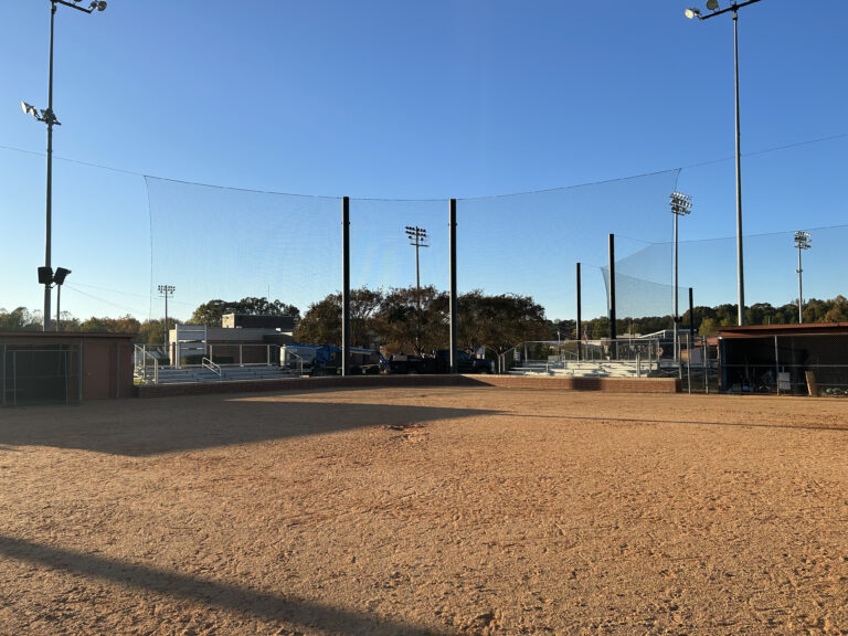 Weddington High School - New Backstops for baseball and softball fields.