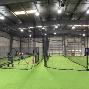 Ghost Lab Baseball Facility - Mondo Sports Flooring installed in batting cages and weight room.